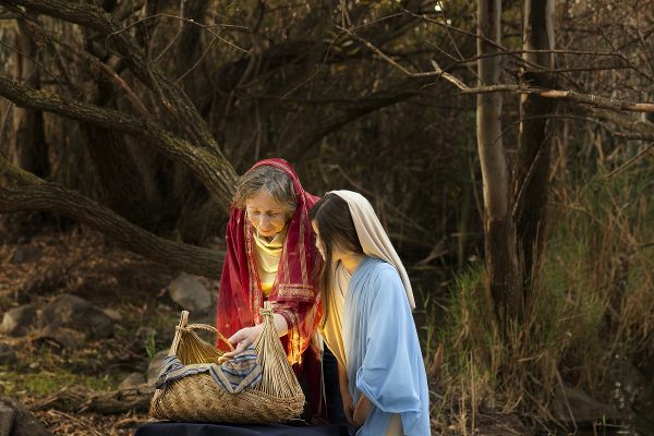 "יוכבד ״וַתַּהַר הָאִשָּׁה וַתֵּלֶד בֵּן וַתֵּרֶא אֹתוֹ כִּי-טוֹב הוּא וַתִּצְפְּנֵהוּ שְׁלֹשָׁה יְרָחִים״ שמות ב ב"